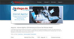 Desktop Screenshot of diego.de
