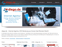 Tablet Screenshot of diego.de